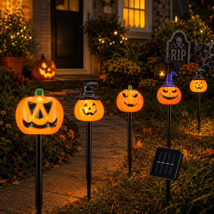 Décoration citrouille Halloween solaire | Grimo
