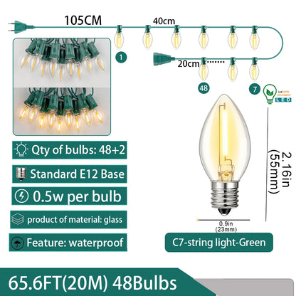 Guirlande lumineuse extérieur⎥Longue