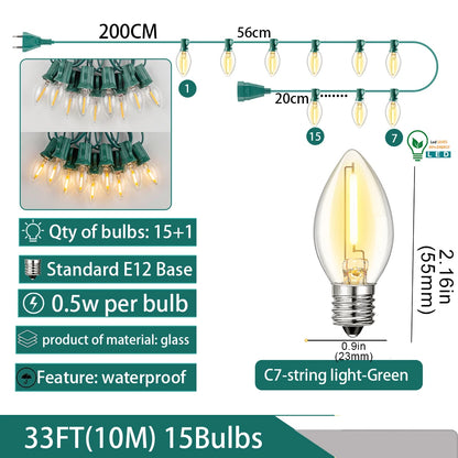 Guirlande lumineuse extérieur⎥Longue