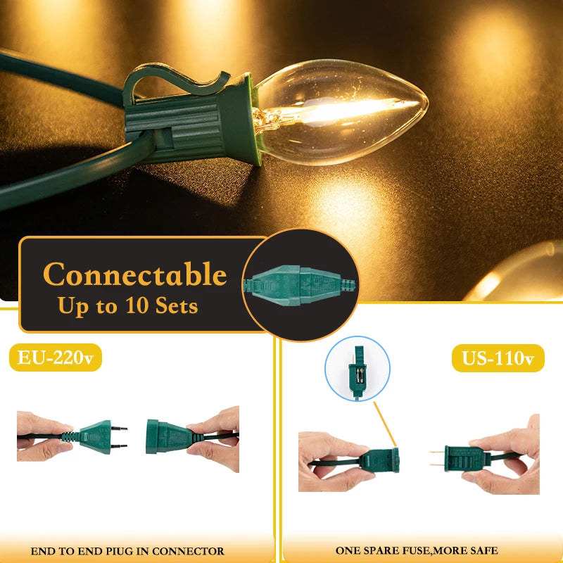 Guirlande lumineuse extérieur⎥Longue