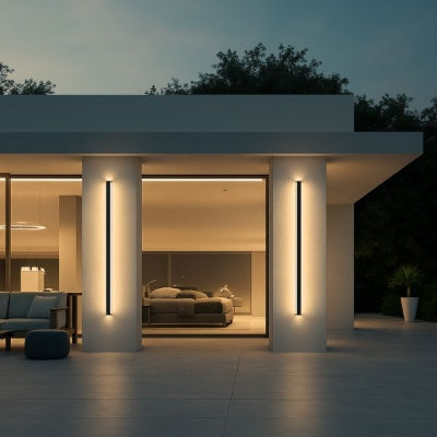 applique exterieur sur maison contemporaine économie énergie