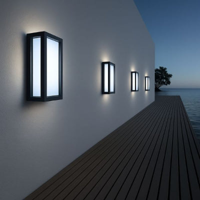 applique murale exterieur corps ABS renforcé ultra-résistant sur mur