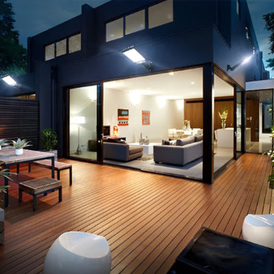 applique esolaire xterieur design façade allumage automatique