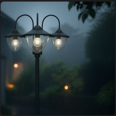 lampadaire exterieur indice de protection IP44 sous pluie fine