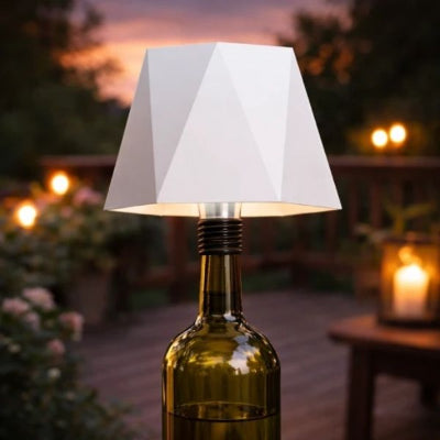 lampe de table sans fil usage intérieur et extérieur sur terrasse