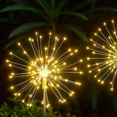 luminaires solaires exterieurs blanc chaud dans jardin indice de protection IP65