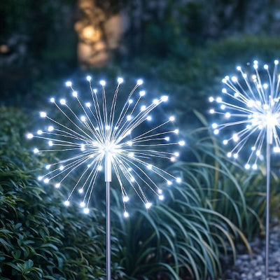 luminaires solaires exterieurs blanc froid éclatants 300 LED