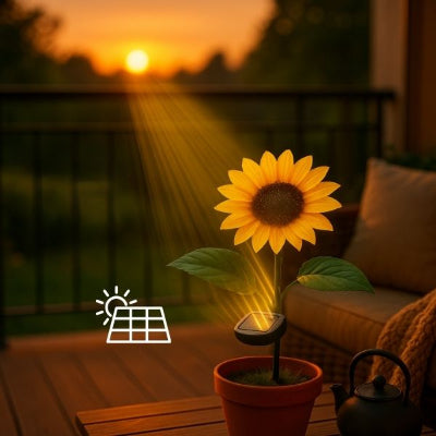 solaire lampe se rechargeant naturellement à la lumière du soleil