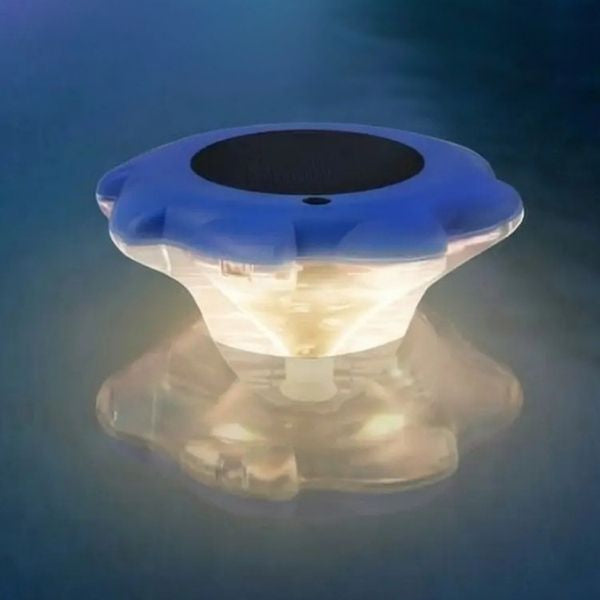 Spot piscine solaire flottant LED allumage automatique autonomie nocturne piscine